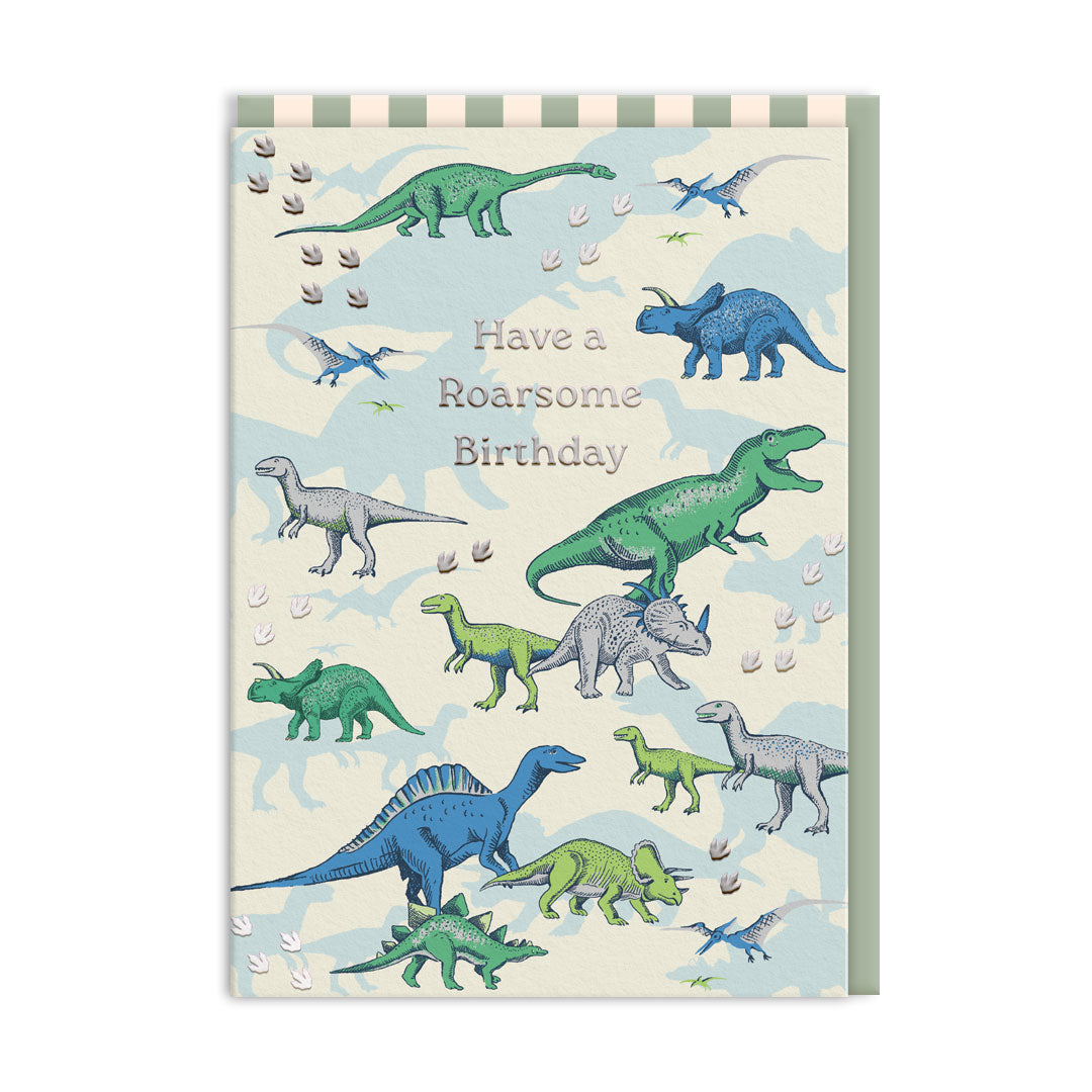 Birthday Dinosaurs Greeting Card