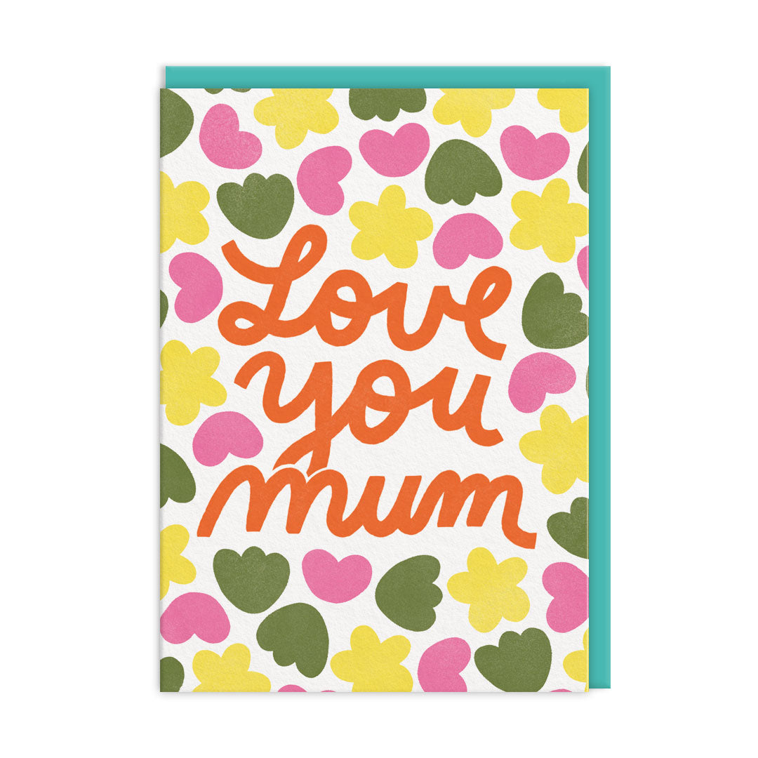 Love You Mum Greeting Card