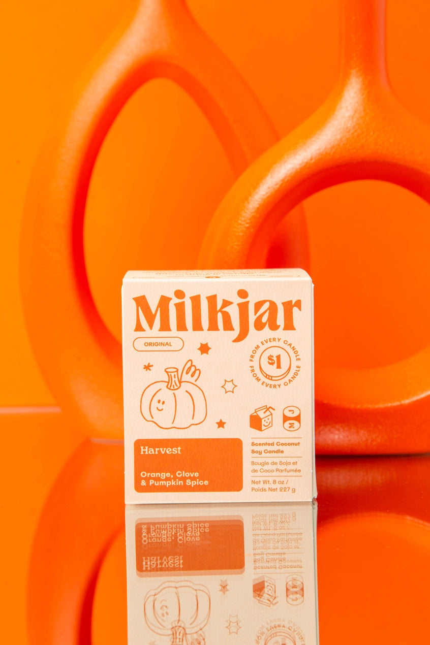 Harvest Orange Clove & Pumpking Spice Soy 8oz Candle