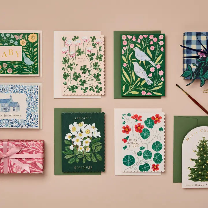 Clover Good Luck Card