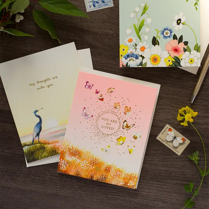 Butterflies So Loved Card