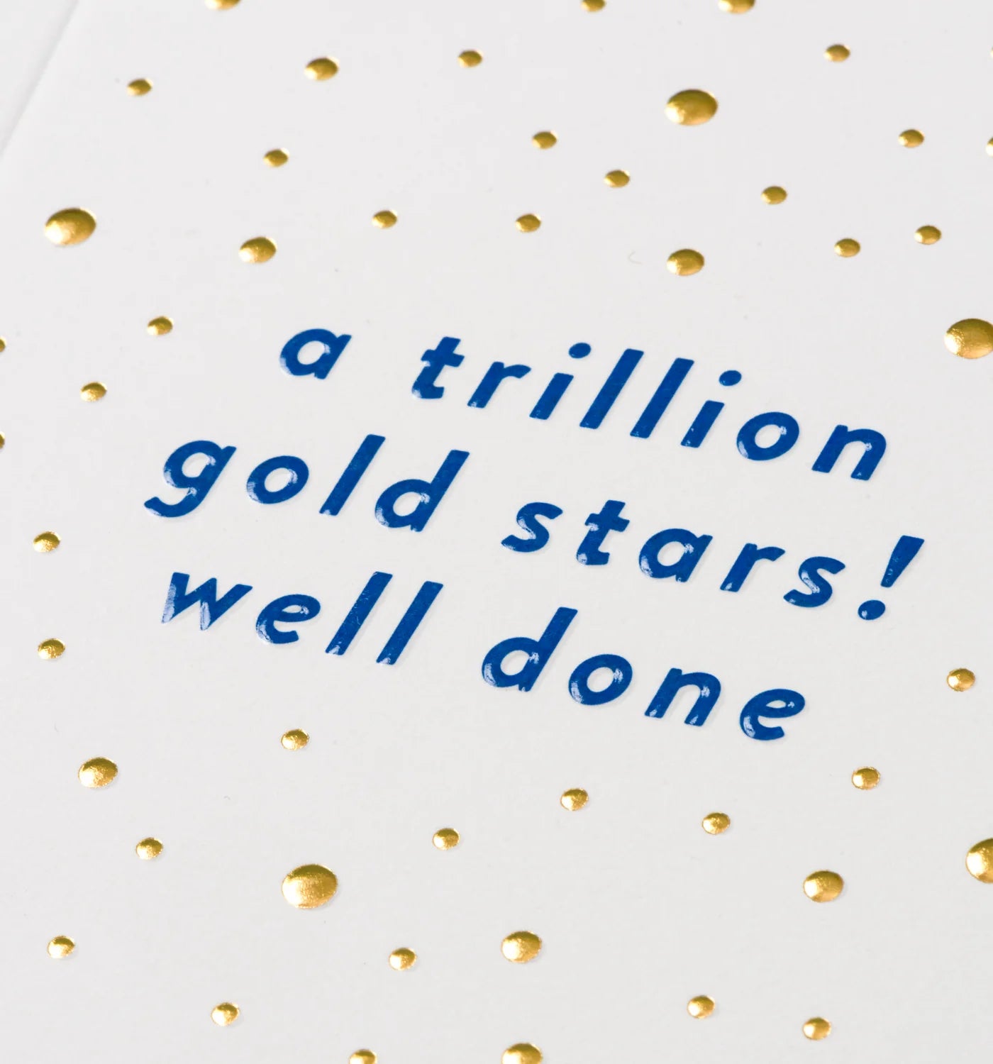 Mini A Trillion Gold Stars Card