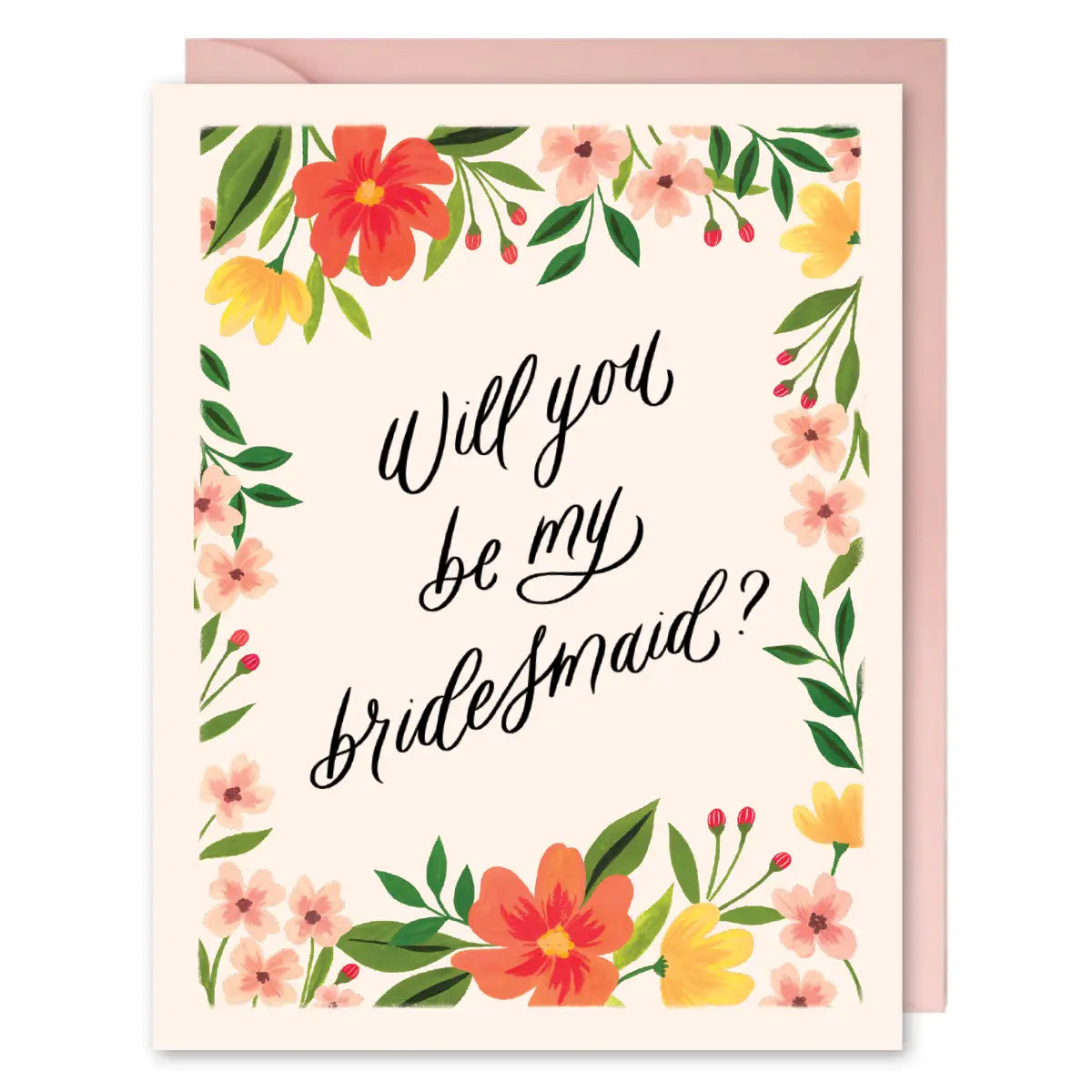 Will You Be My Bridesmaid Card