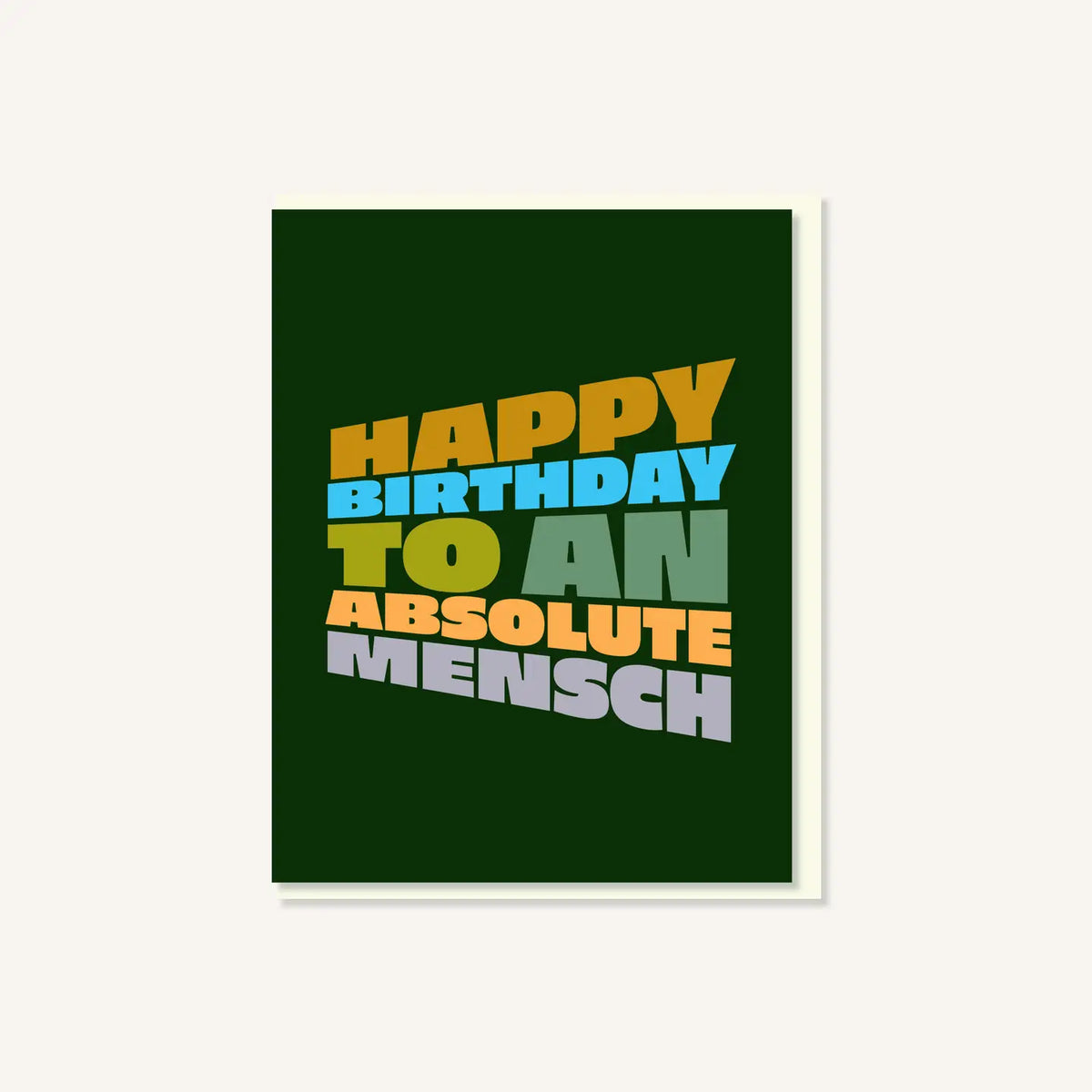 An Absolute Mensch Card