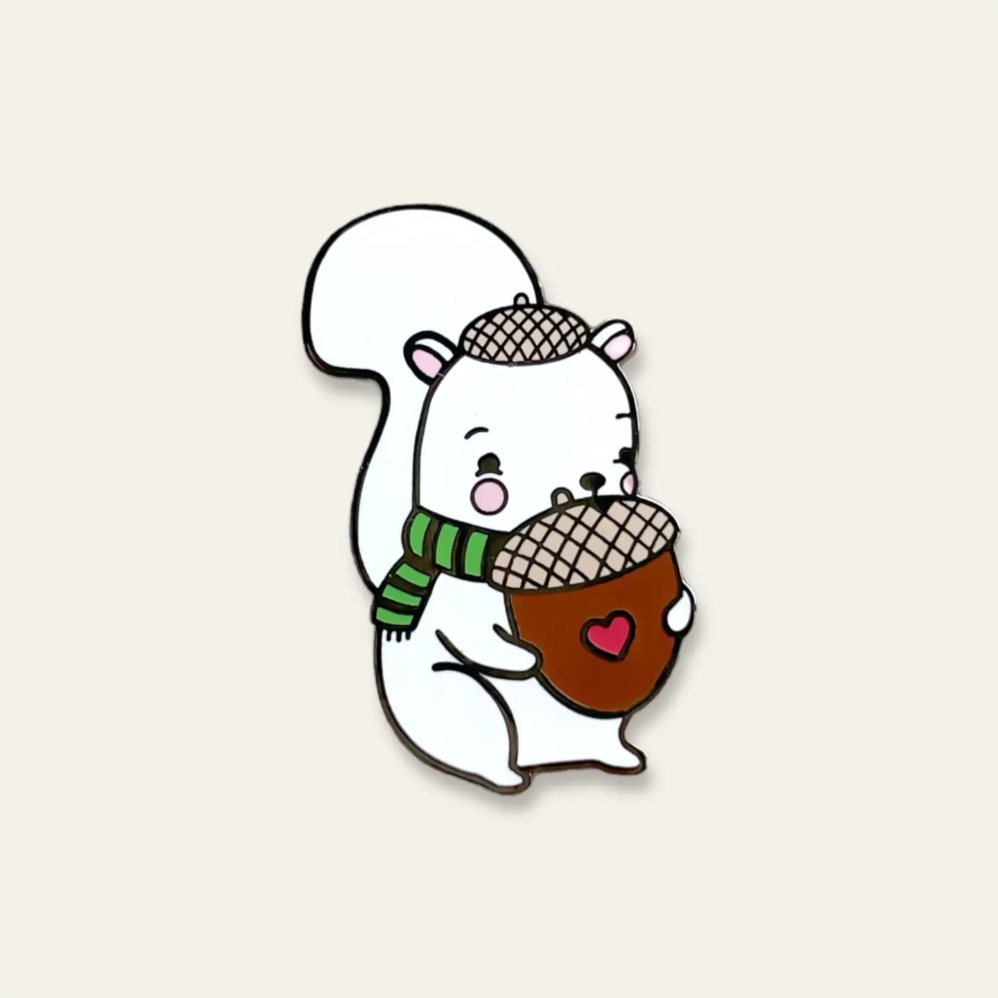 @30 Winter Squirrel Enamel Pin