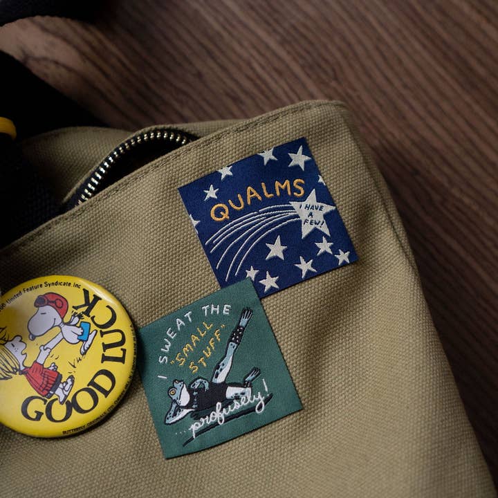 #9 Sweat The Small Stuff Woven Sticky Patch