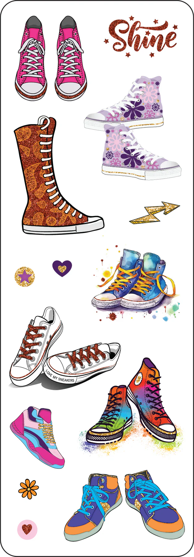Sticker Sporty Shoes
