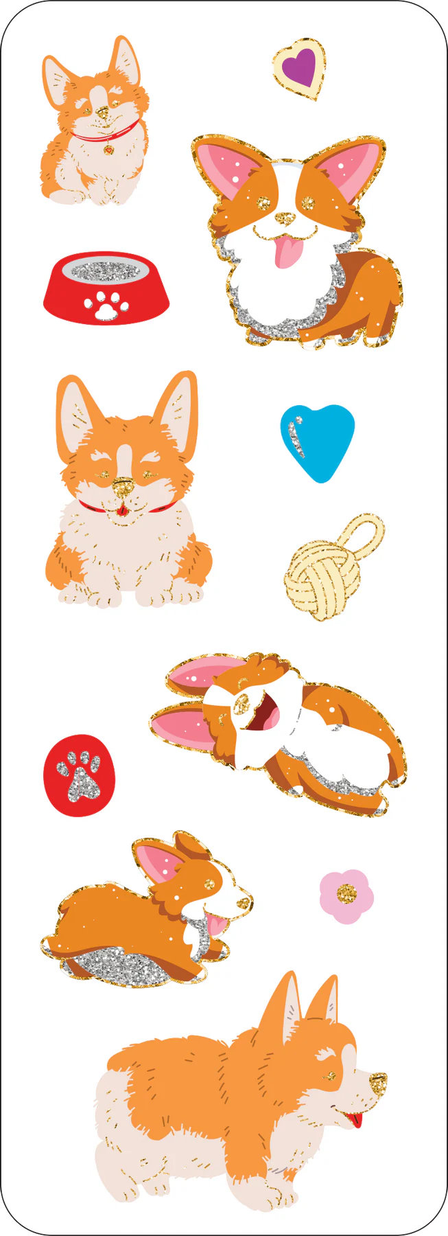 Sticker Set Corgis