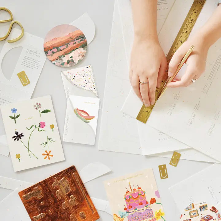 Bananas Sprout Mini Greeting Card