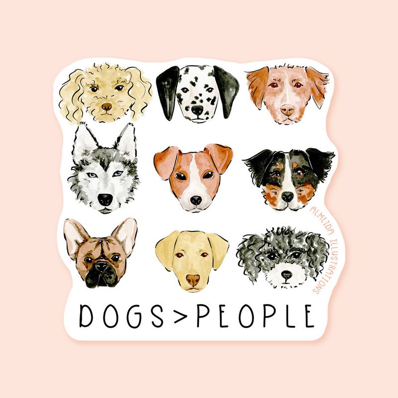 S11 Dogs People Sticker