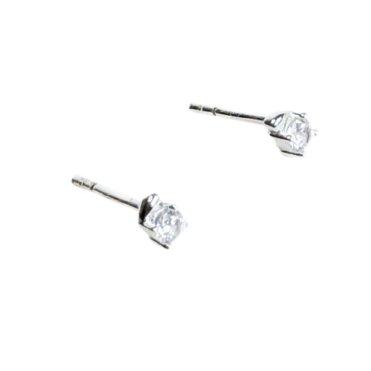 Seraphina Silver Stone Stud Earrings