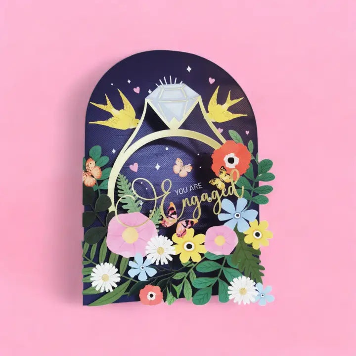 Engagement Laser Cut Card