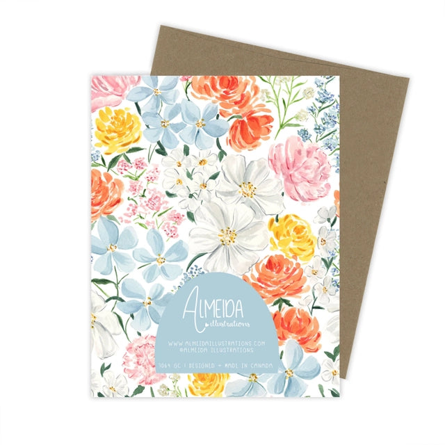 Floral Miss to Mrs. Bridal Shower Card