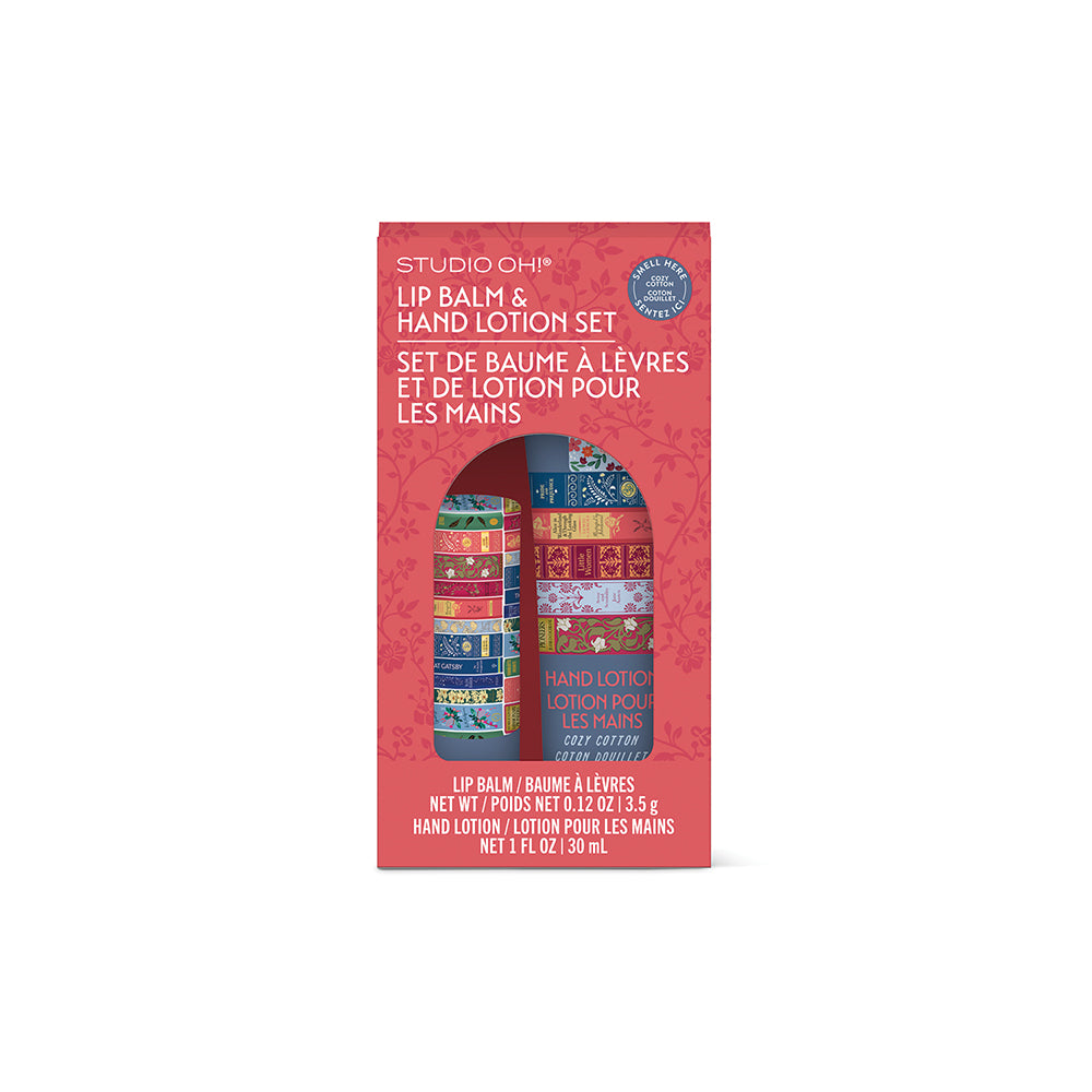 Fully Booked Lip Balm & Hand Lotion Set