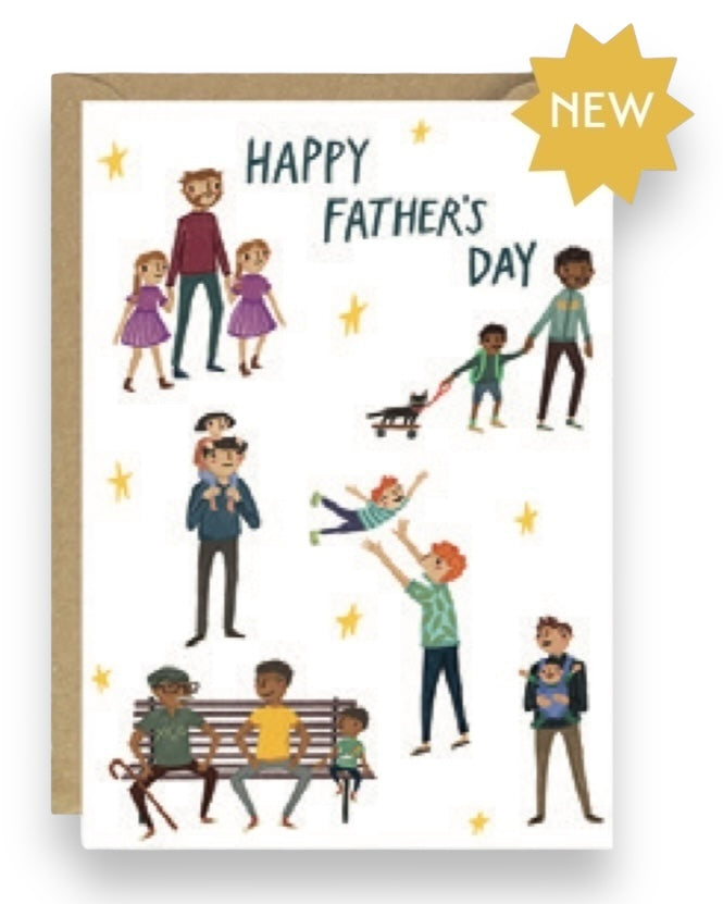 Dads And Kids Card
