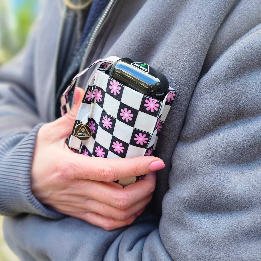 Tiny-2 Flower Check Umbrella