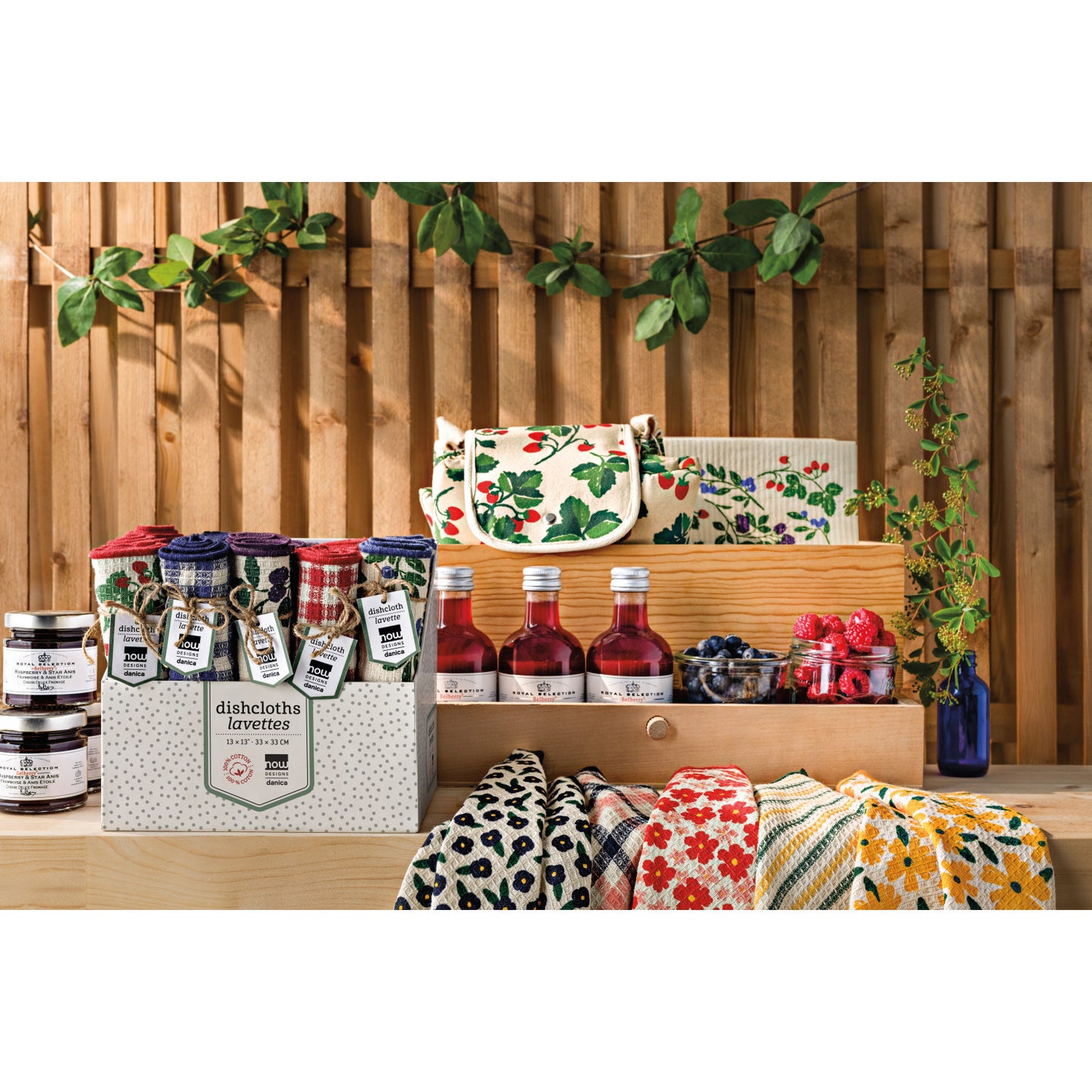 Berry Bramble Dishcloth Assorted