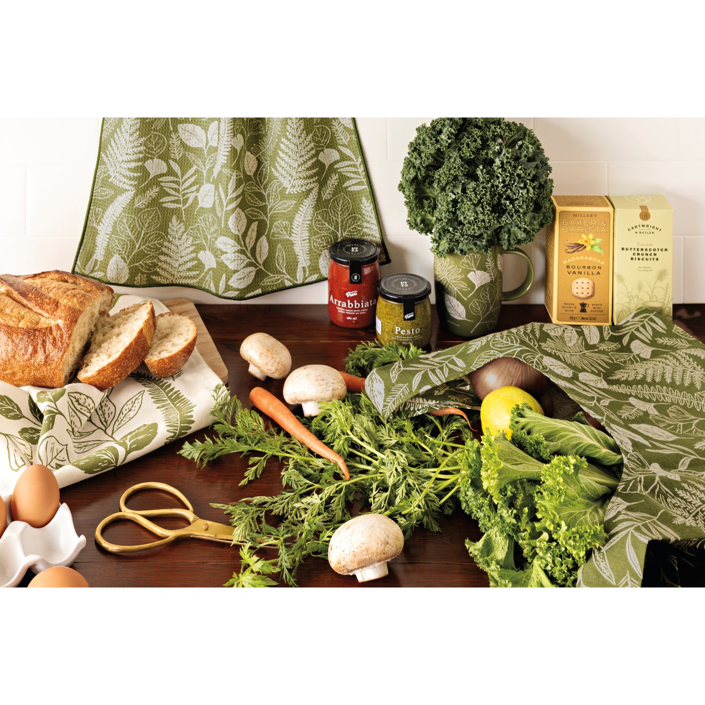 Fern & Frond Grocery Bag