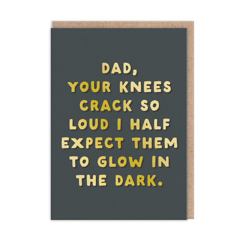 Dad, Glow In The Dark Greeting Card