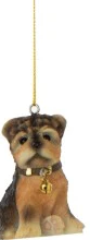 Painted Resin Mini Dog Ornaments