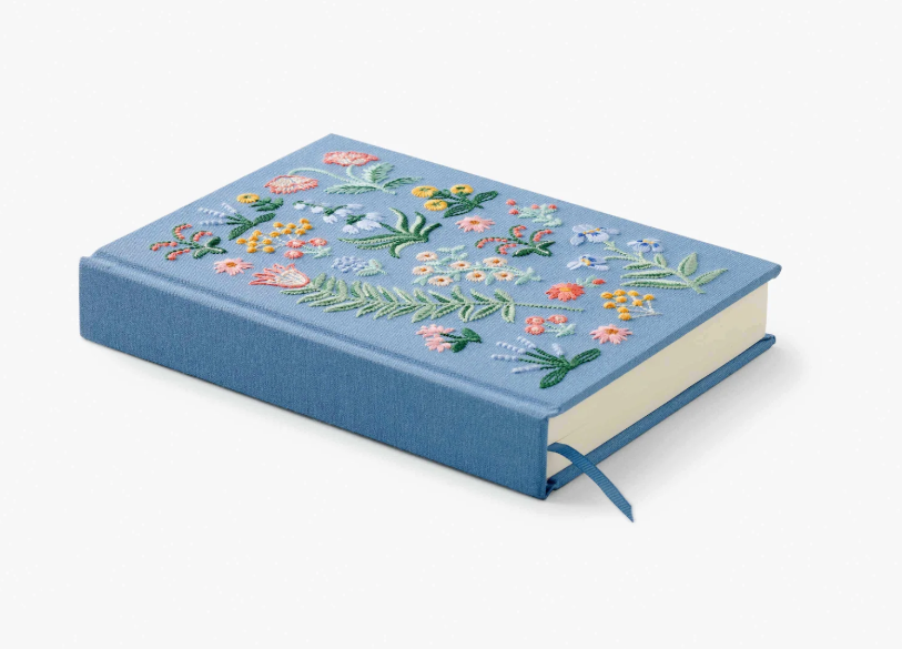 Menagerie Garden Embroidered Journal