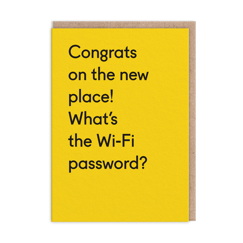 What's The Wifi Password Greeting Card
