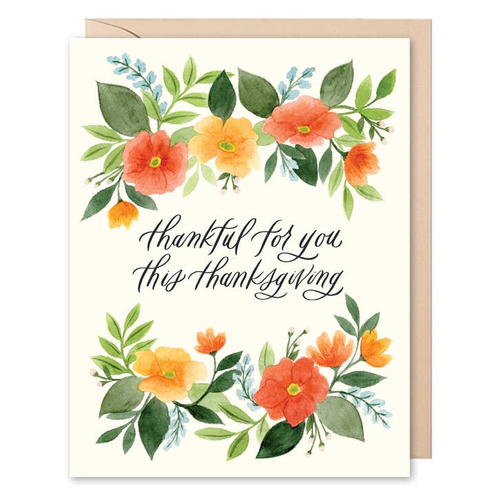 Thankful For You This Thanksgiving Card