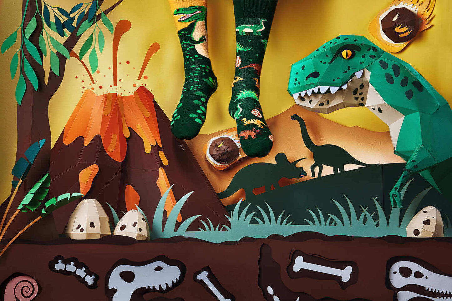 The Dinosaurs Crew Socks