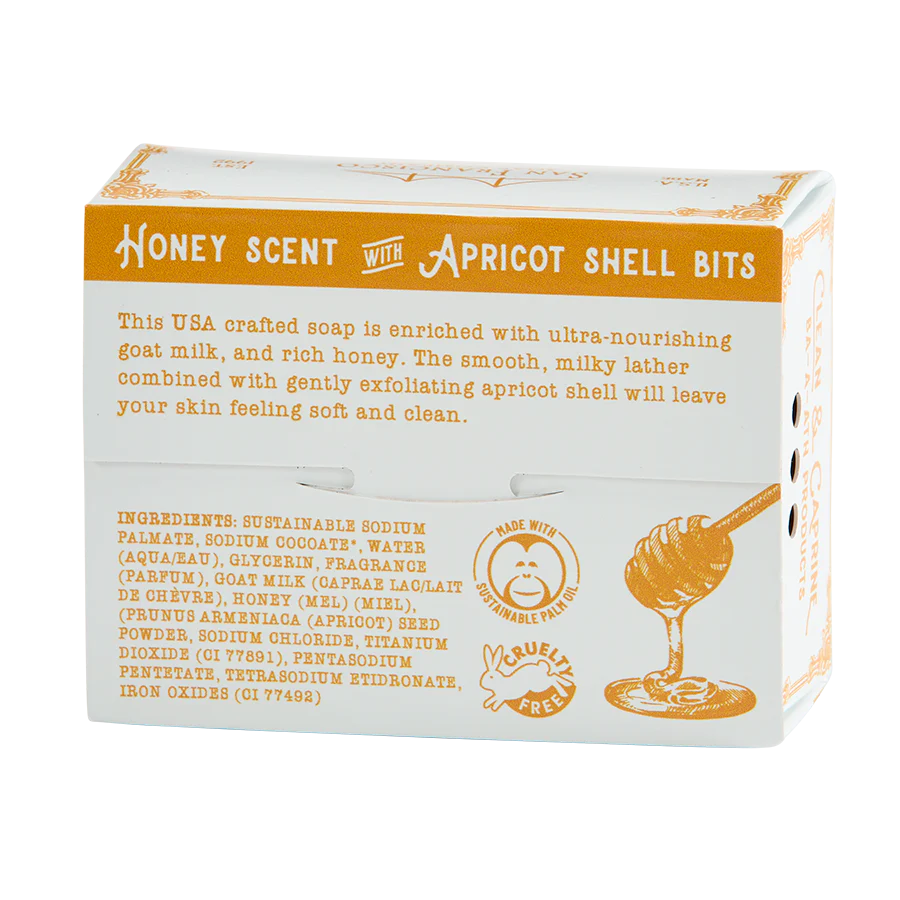 Honey Apricot Goat Milk Soap 5oz