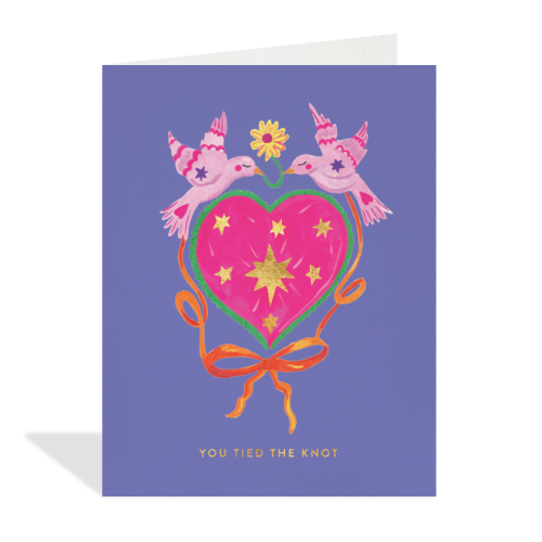 Tied The Knot Wedding Card