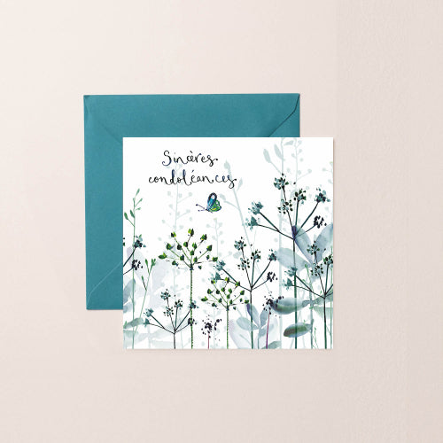 Sinceres Condoleances Card