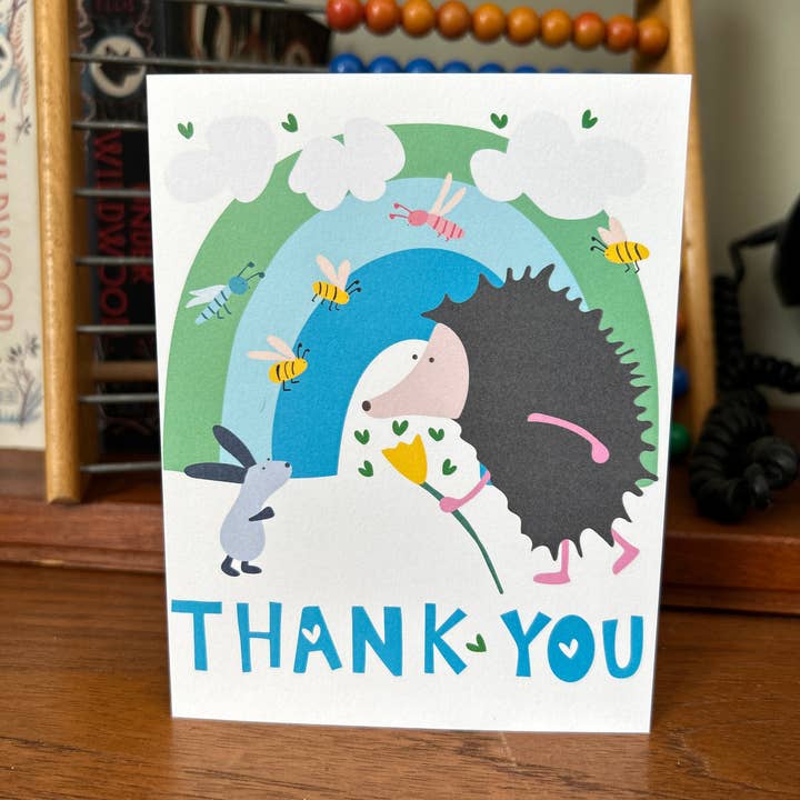 Thank You Hedgehog Card