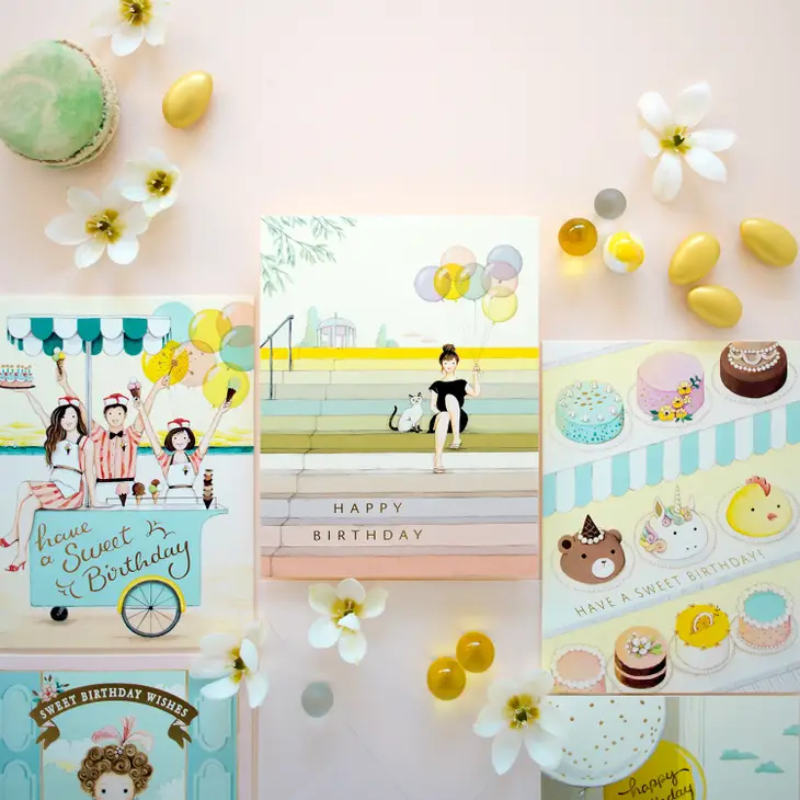 Ice Cream Stand Birthday Card