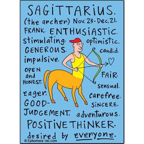 Zodiac Magnet Nice Sagittarius