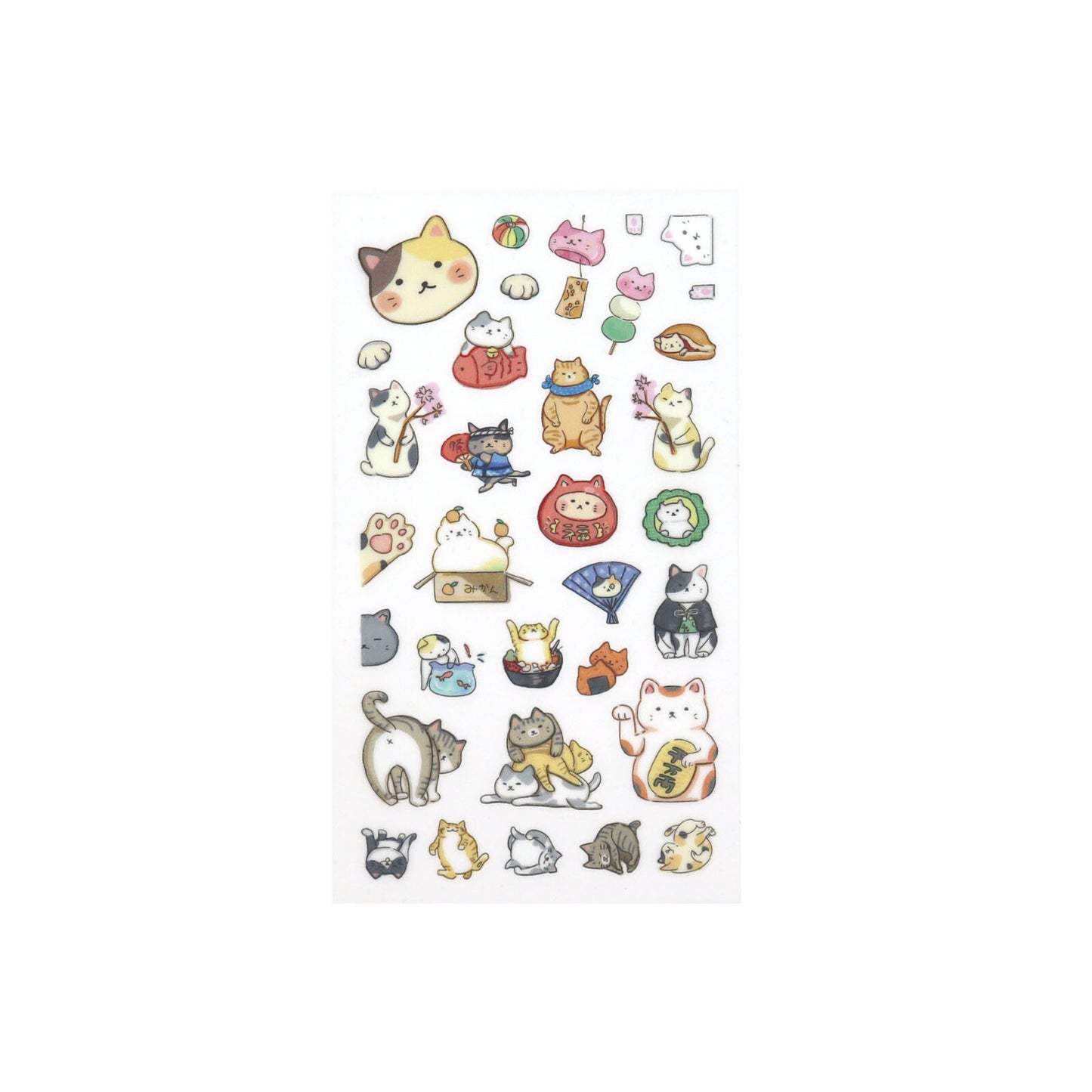 Irodo Paper Transfer Stickers – Cat