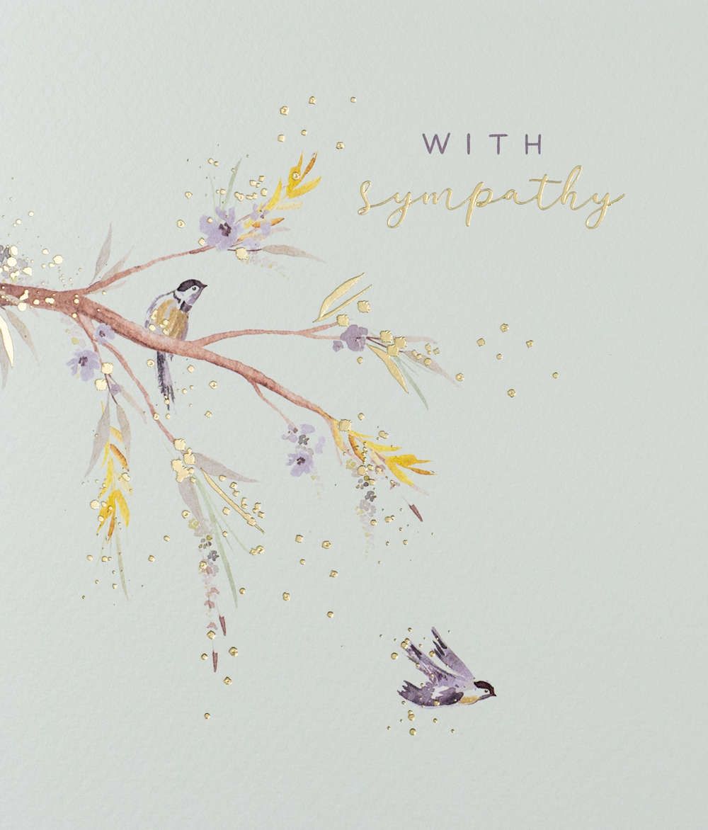 With Sympathy Card