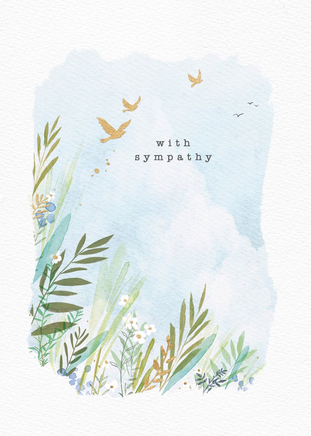 With Sympathy Card