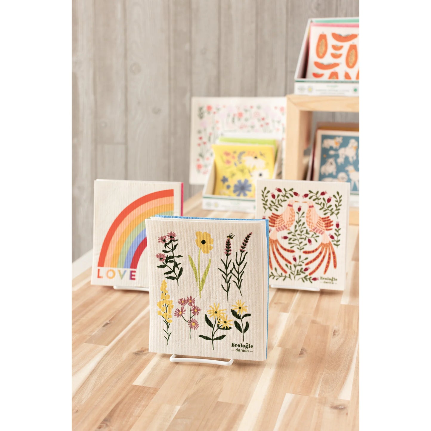 Swedish Dishcloth Bees & Blooms