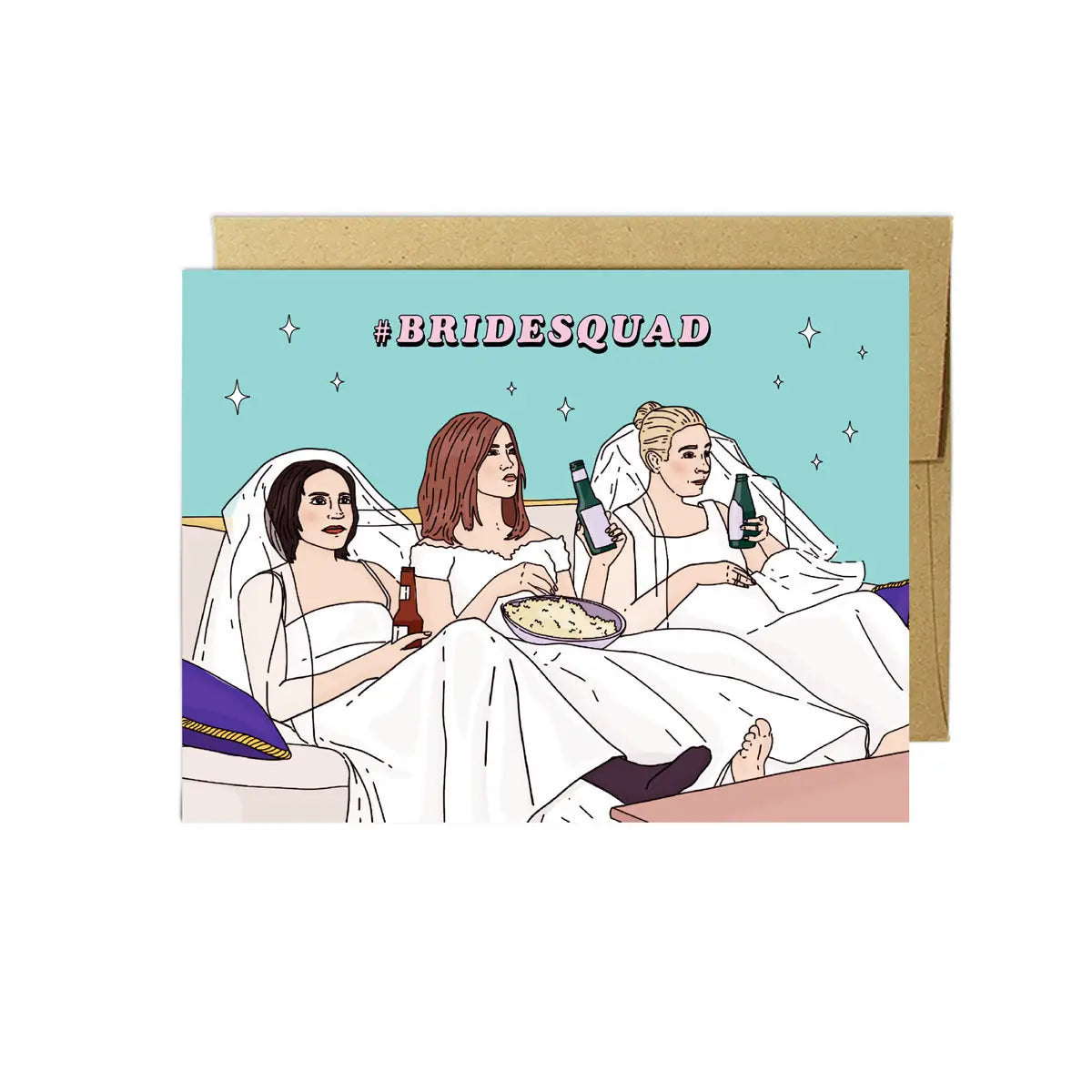 Friends #Bridesquad Card