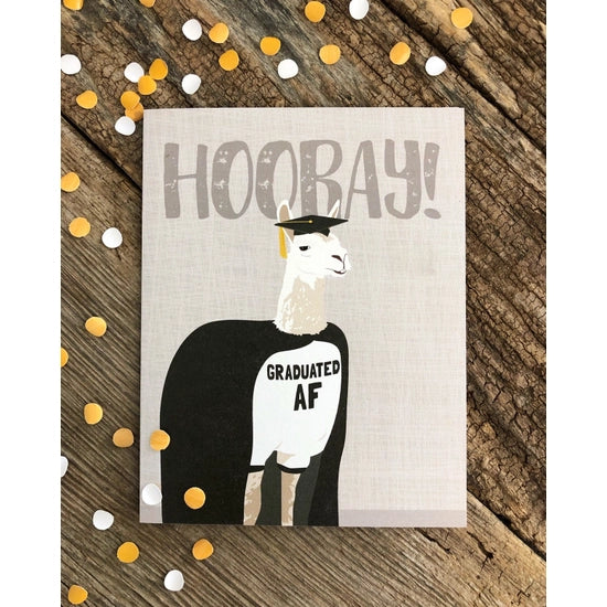 Graduated AF llama Card