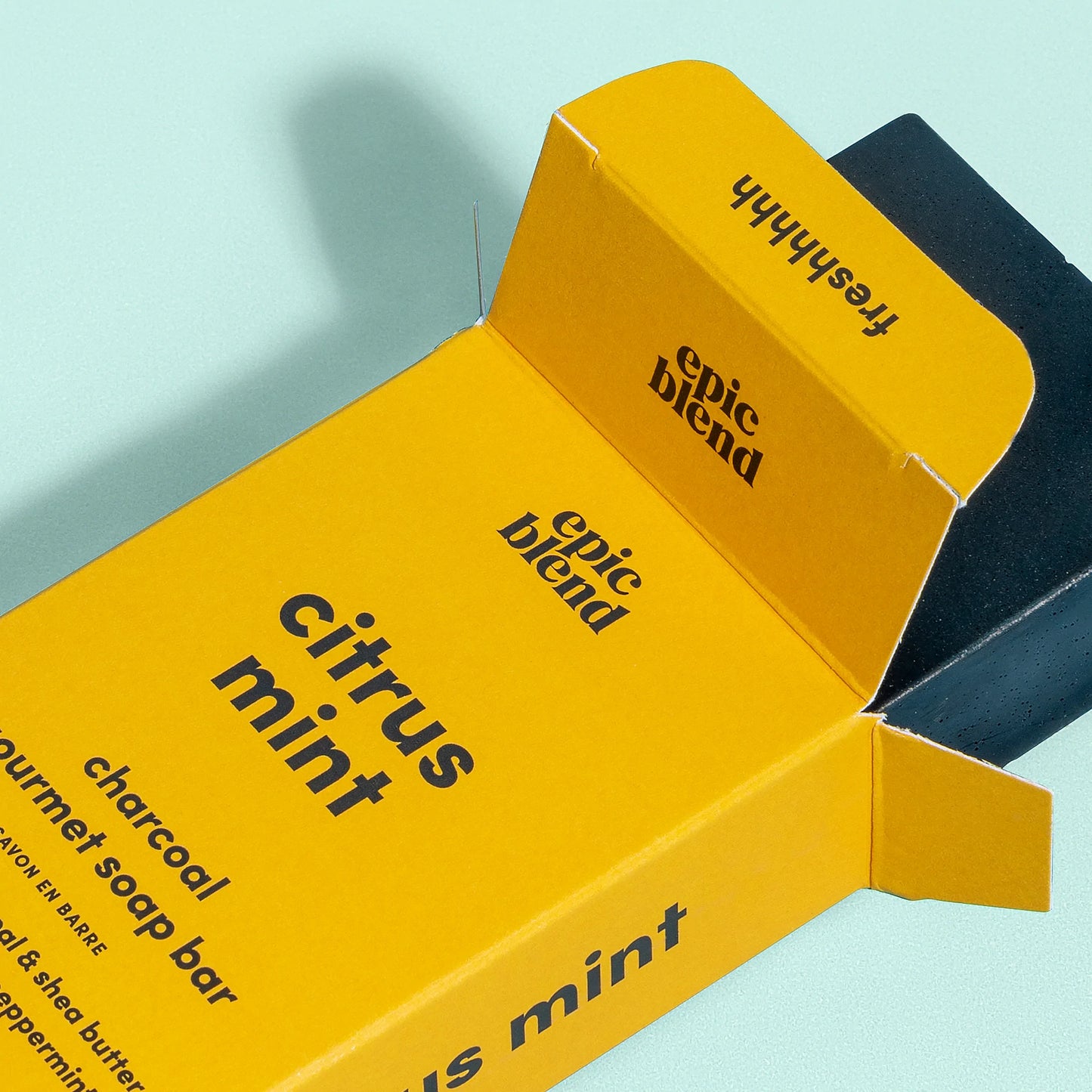 Citrus Mint Bar Soap Charcoal