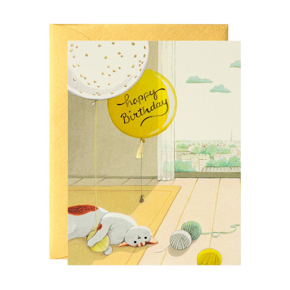 Cat And Yarns Card