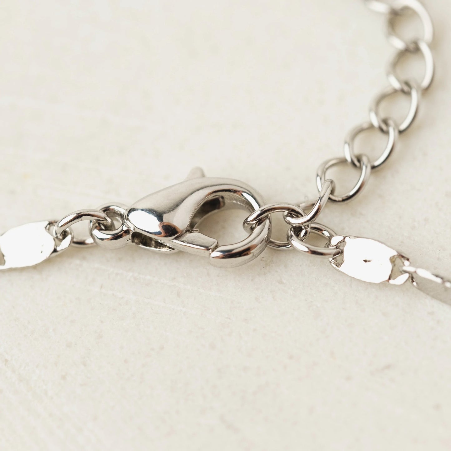 Cleo Long Necklace Silver