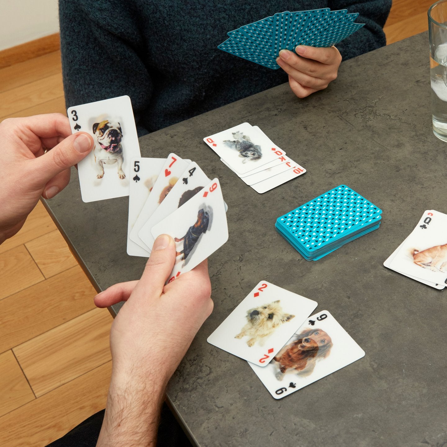 Dogs 3D Playing Card