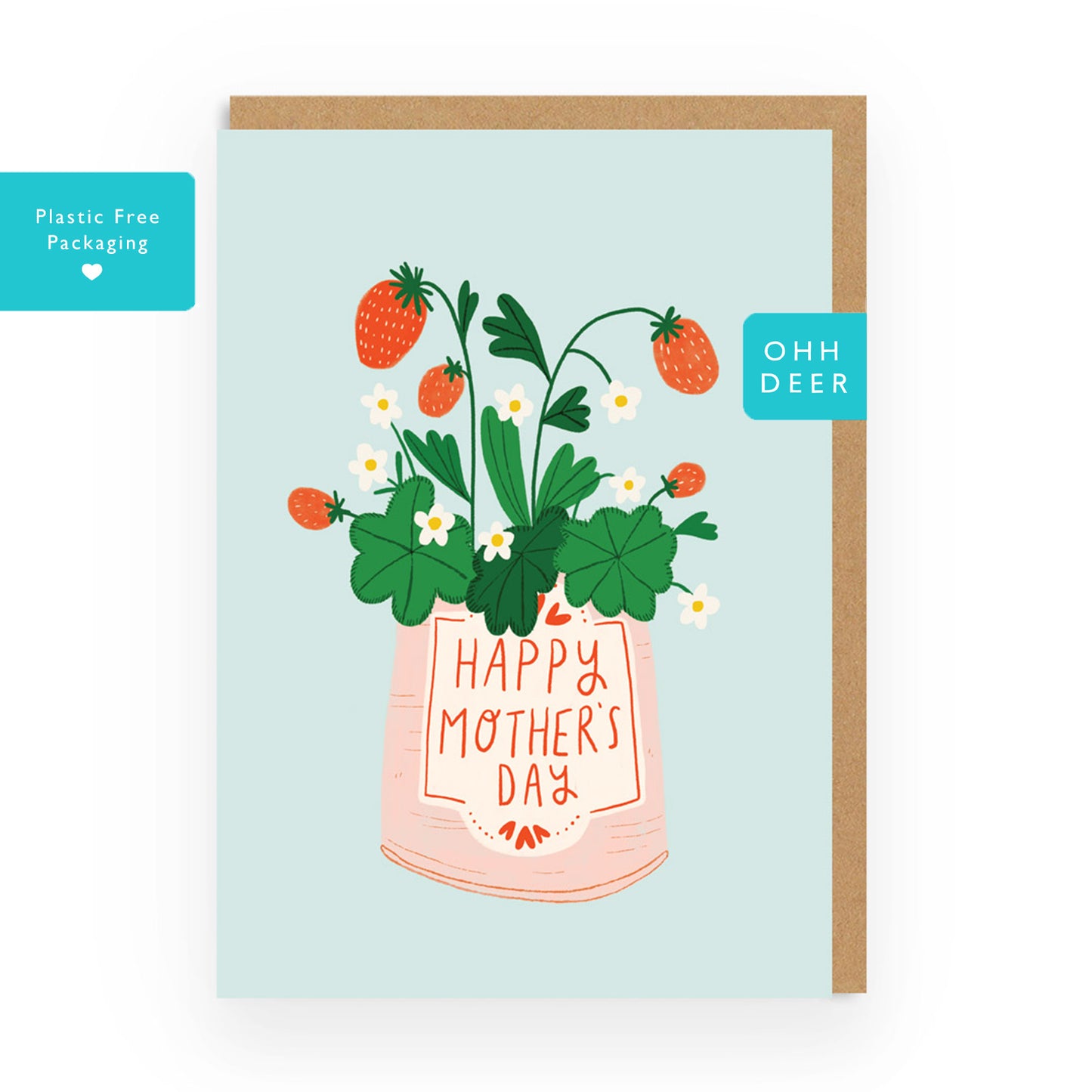 Mothers Day Strawberries Card
