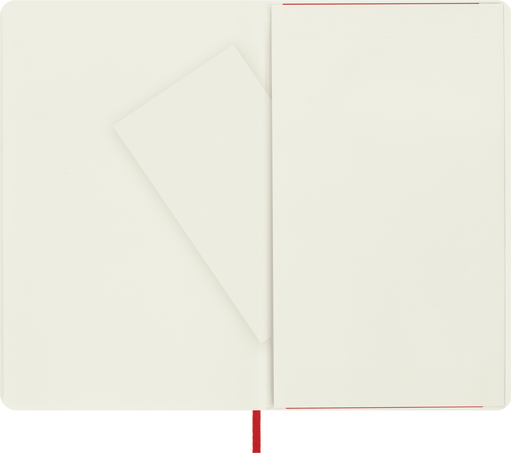 Classic Large Red Soft Cover Square Notebook