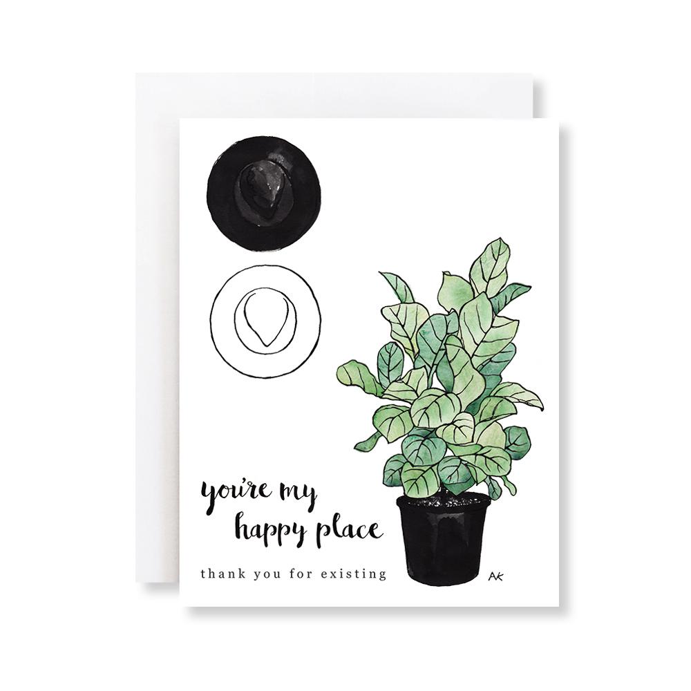 You're My Happy Place Card