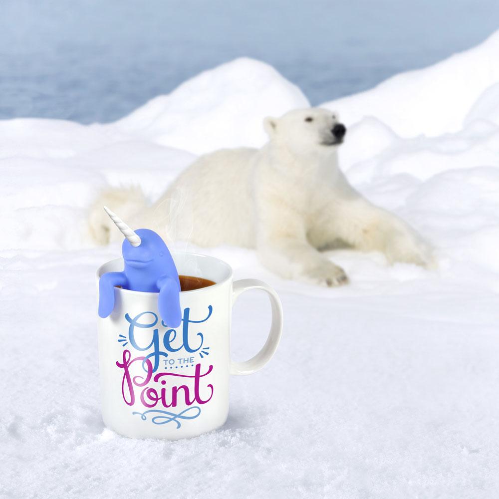 Two For Tea Mug With Narwhal Tea Infuser