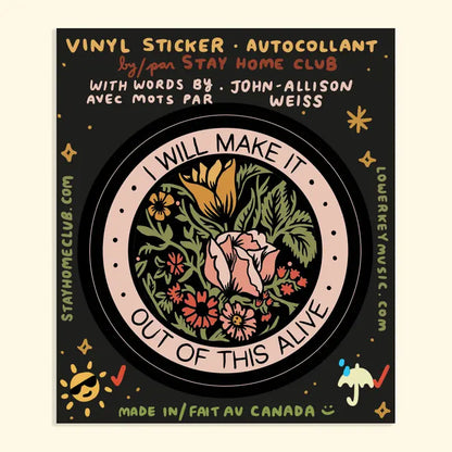 S88 Alive Vinyl Sticker