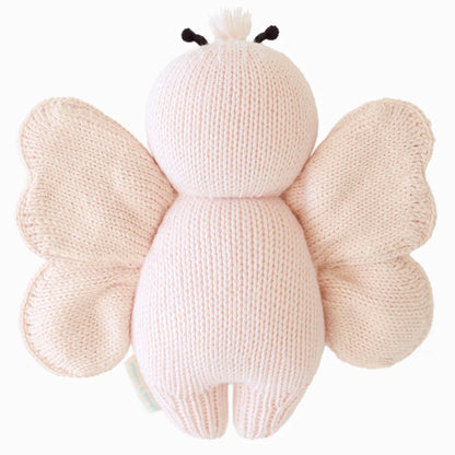 Baby Butterfly Petal Pink Hand-Knit Doll